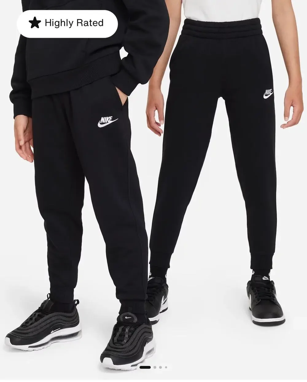 Nike Sportswear Club Fleece Joggers - Youth Medium Black
